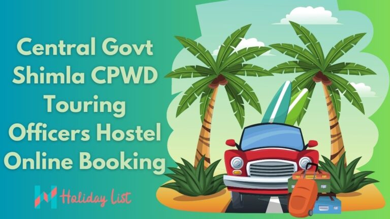 Central Government Shimla (Himachal Pradesh) CPWD Touring Officers ...