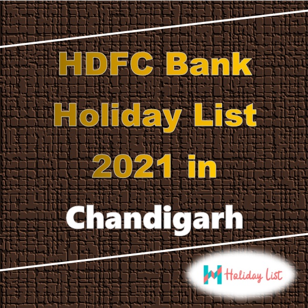 HDFC Bank Holiday List 2022 in Haryana HDFC Bank Holiday List 2022 in