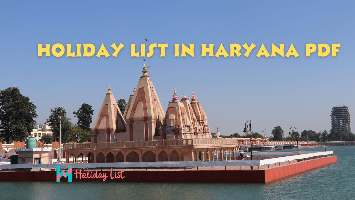 Holiday List 2025 Haryana Govt Of India