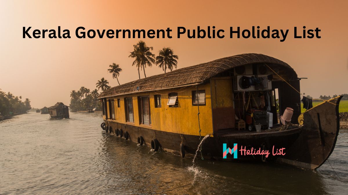 Kerala Government Public, School, Bank Holiday List Holiday List India