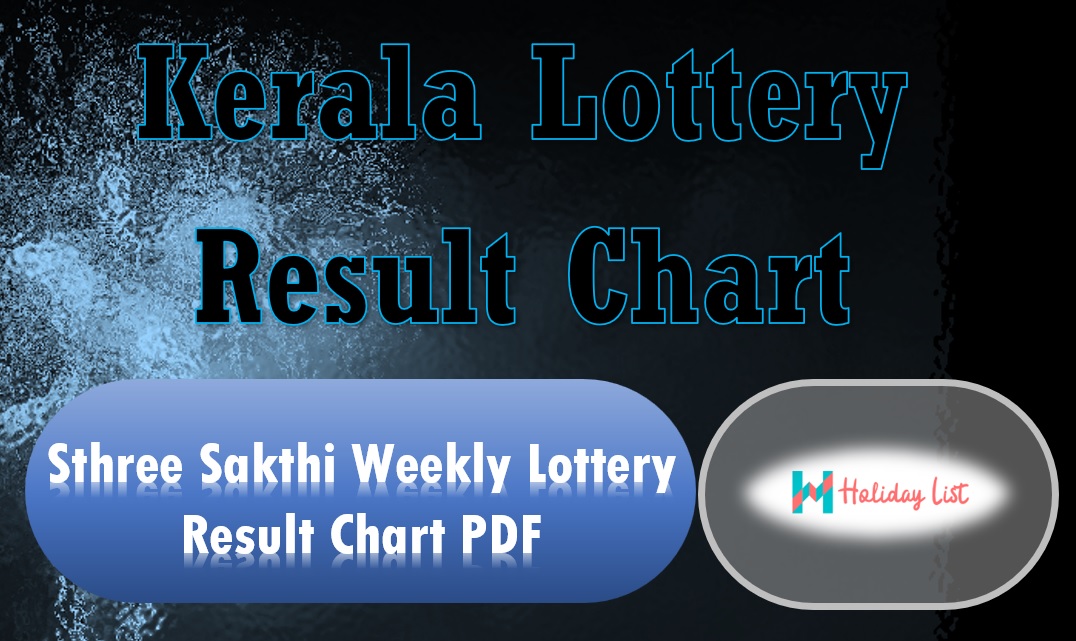 Kerala Lottery Sthree Sakthi Result Download 2024 Sthree Sakthi