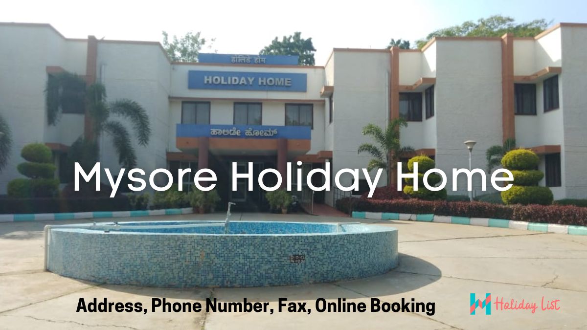 Mysore Holiday Home CPWD Guest House Contact Details
