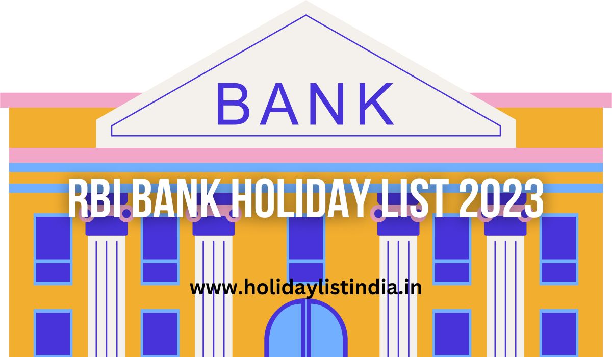 RBI Bank Holiday List 2023 PDF