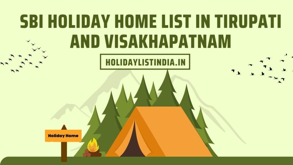 SBI Holiday Home List in Tirupati and Visakhapatnam Holiday List India