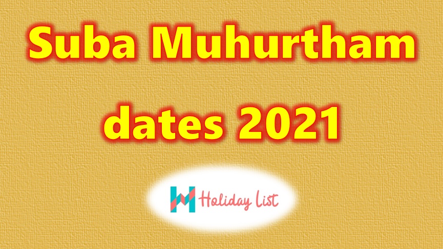 Valarpirai Muhurtham dates 2021 for Marriage | Theipirai Muhurtham