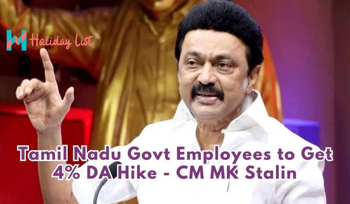 TN Govt Employees to Get 4% DA Hike - DMK MK Stalin